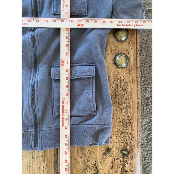 Apt. 9 Mens Gray Full-Zip Mock Neck Jacket Size XL Soft Casual Layers Cotton - Picture 7 of 7